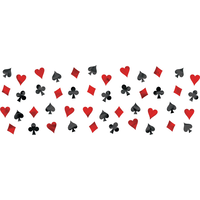 Confettis Lancer de dés du casino Overhead_Flat