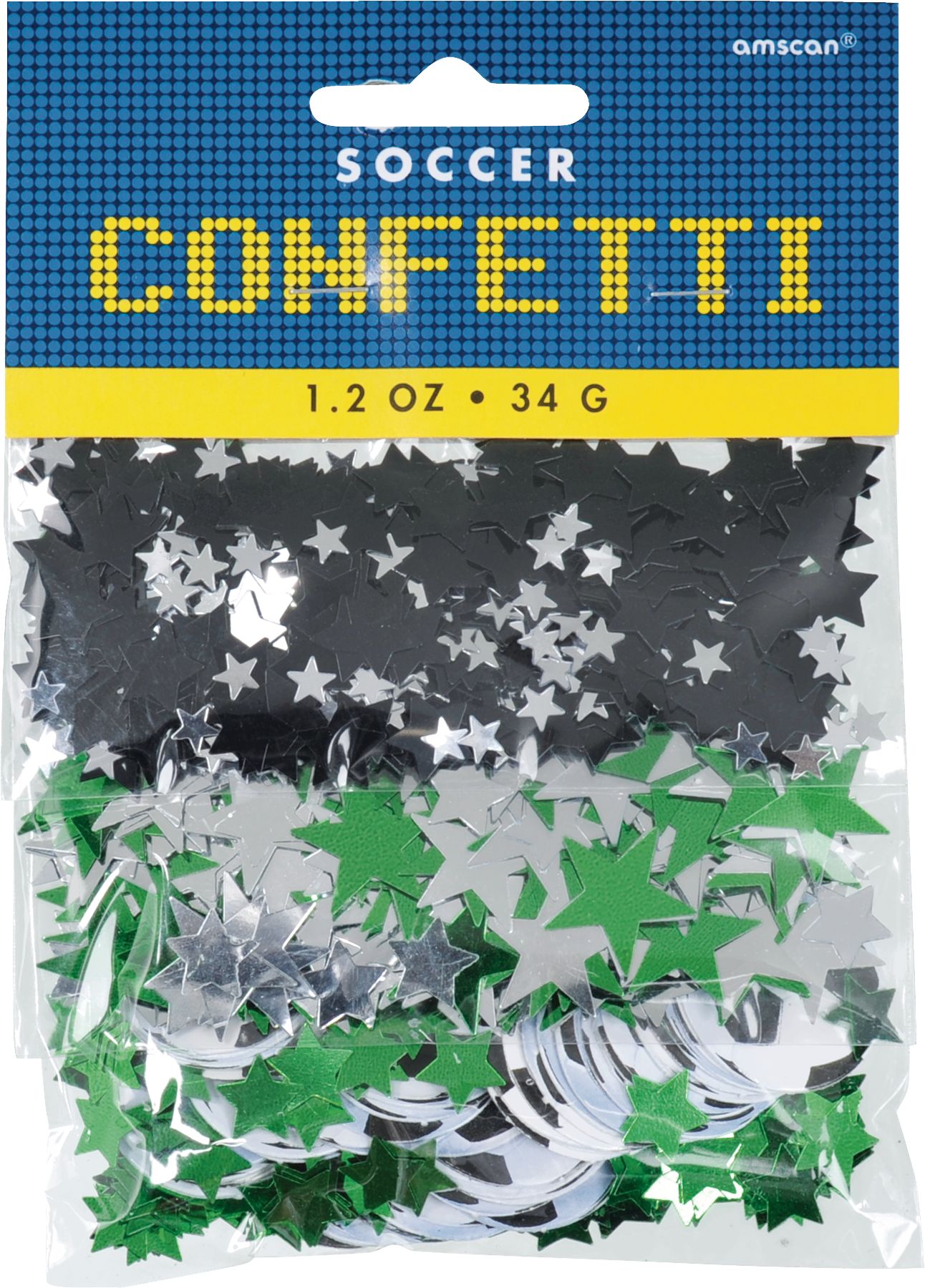 Confettis ballon de soccer Front_Flat