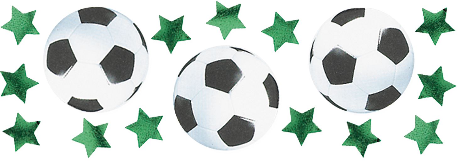 Confettis ballon de soccer Overhead_Flat
