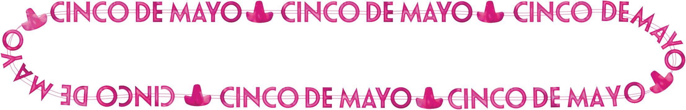 Cinco de Mayo Bead Necklaces, 6-pc Overhead_Flat