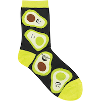 Mi-chaussettes avocat pour adultes Side_Right