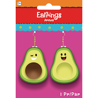Avocado Earrings Front_Flat