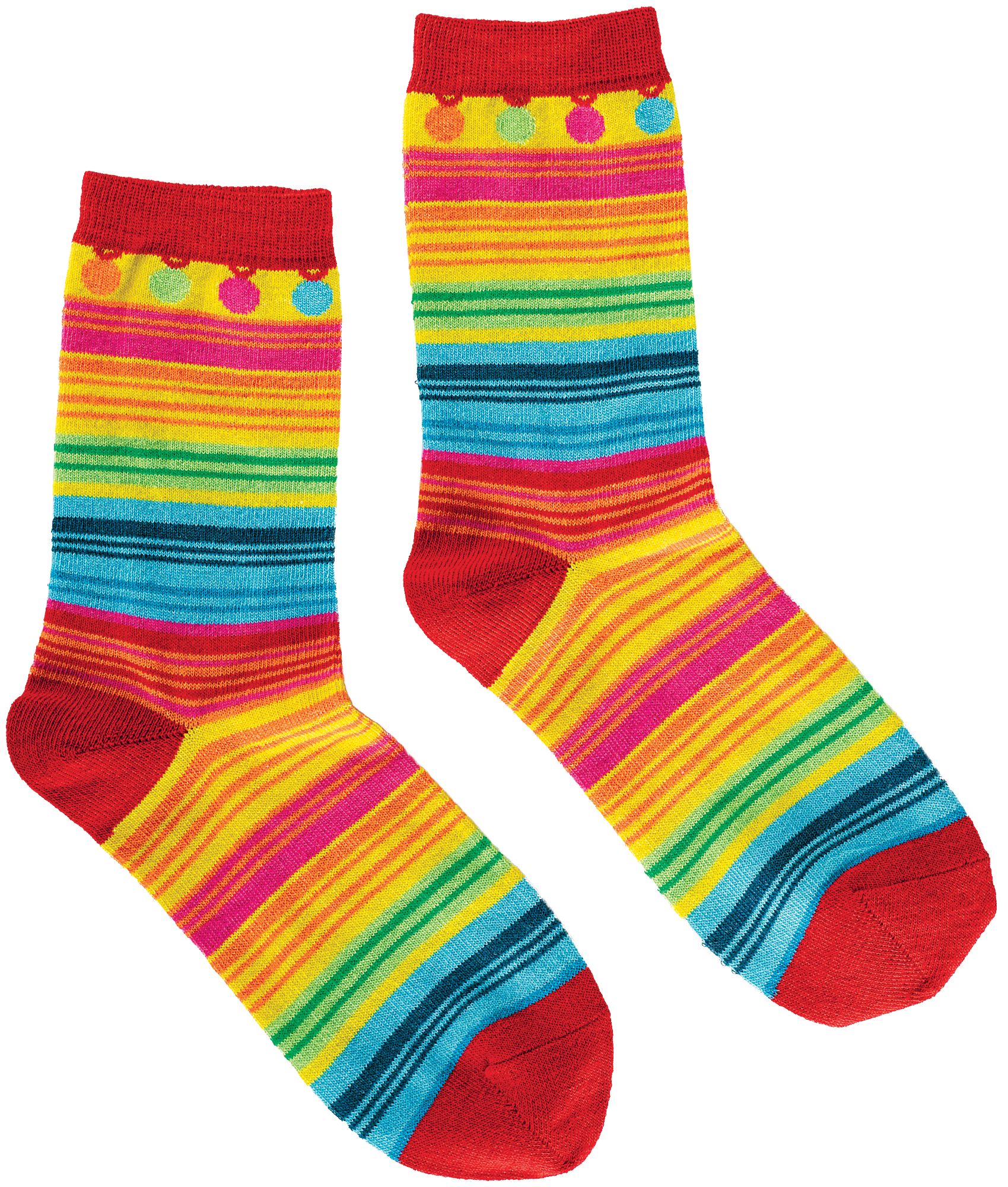 Adult Serape Crew Socks Side_Right