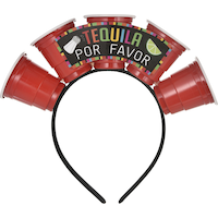 Tequila Por Favor Headband Front_Flat