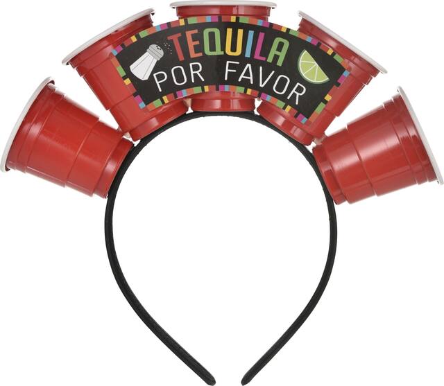 Tequila Por Favor Headband Front_Flat