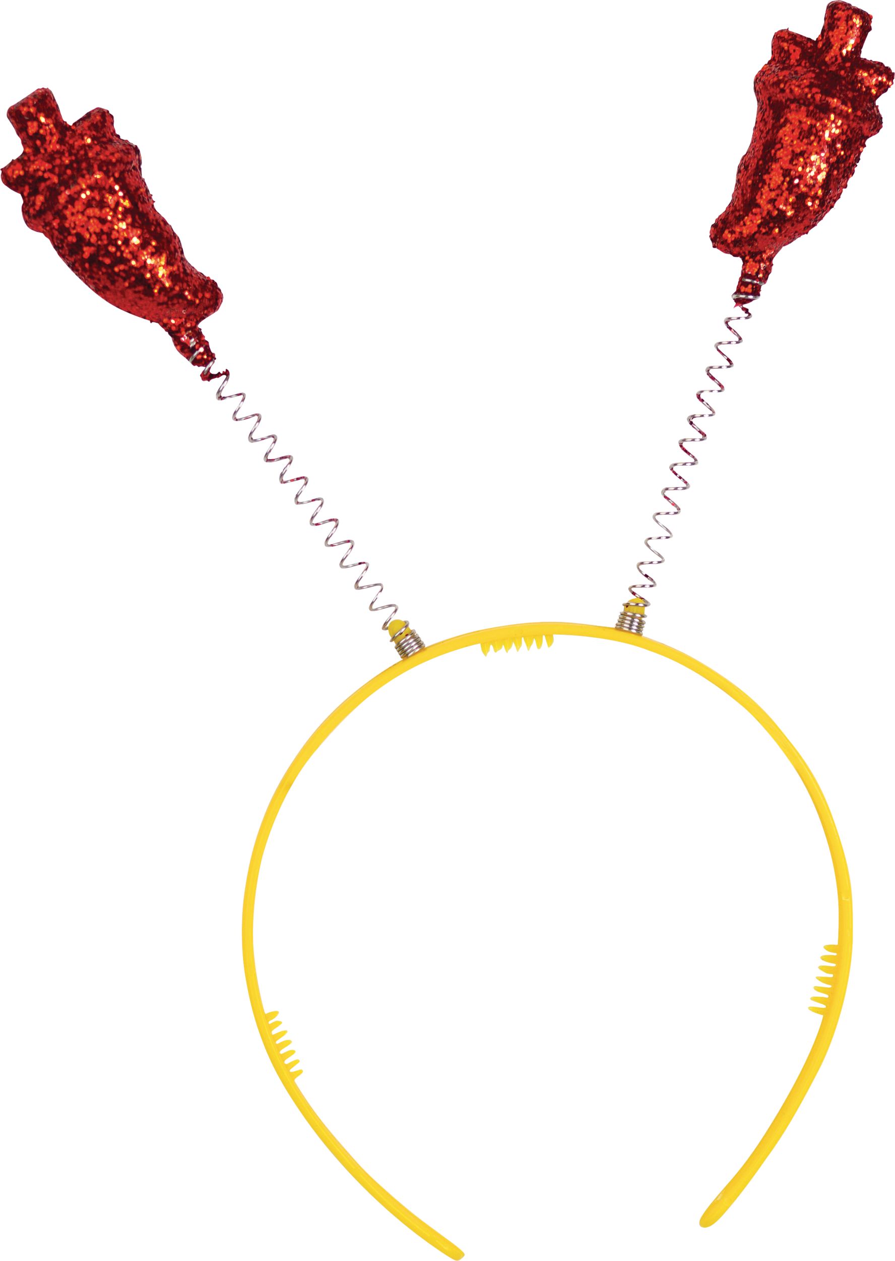 Glitter Chili Pepper Head Bopper Front_Flat