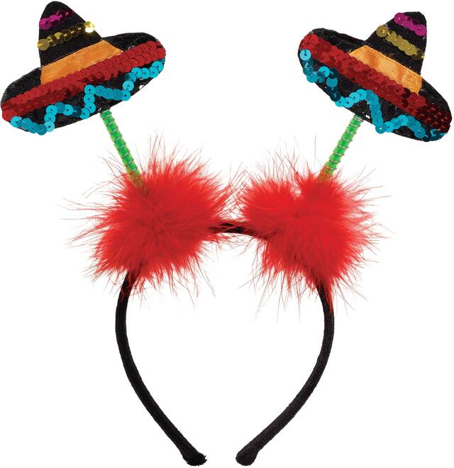 Sequin Sombrero Head Bopper Overhead_Flat