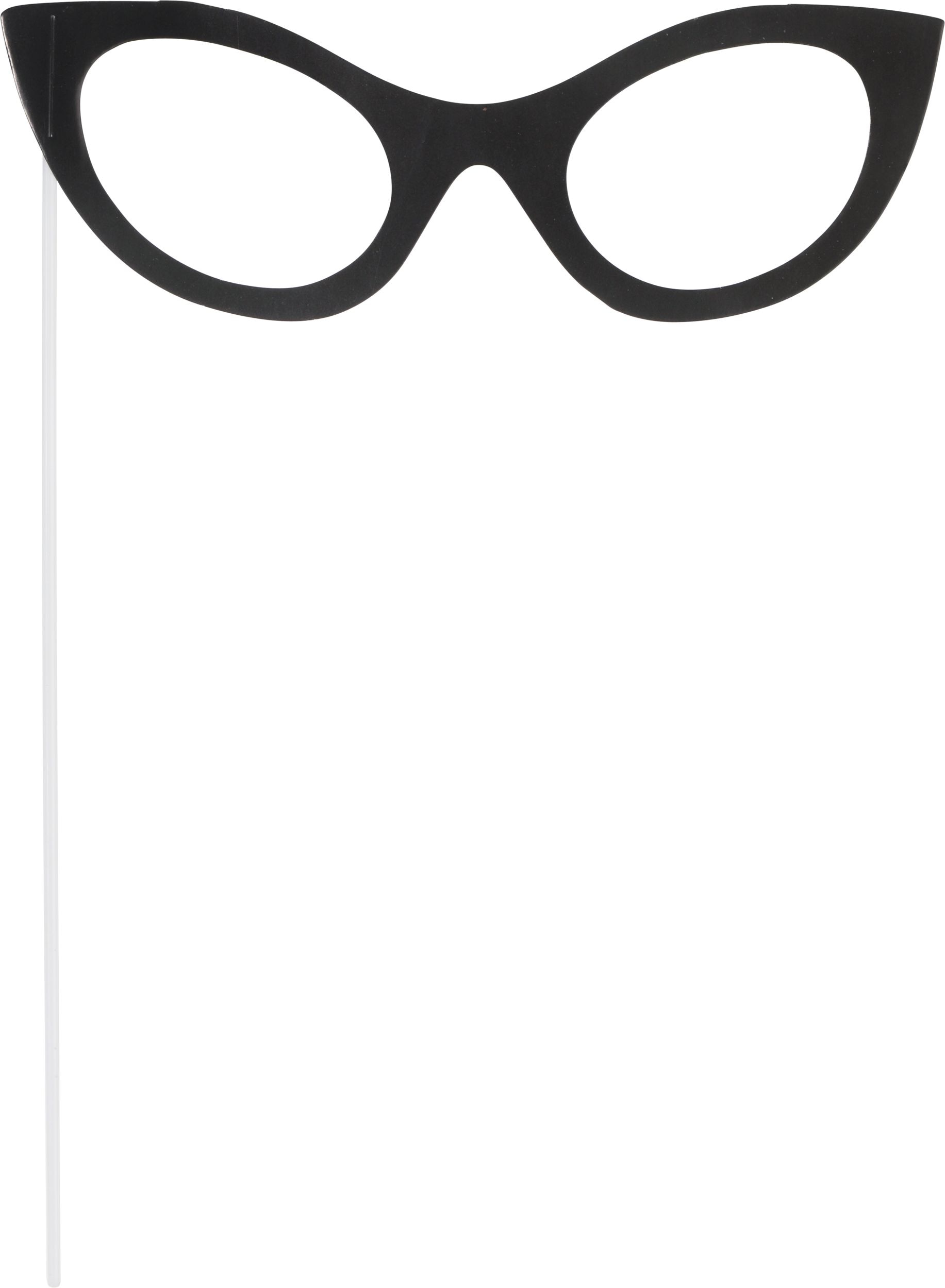 A Day in Paris "Bonjour" Photo Booth Sign Props, Pink/Black, 8-in, 13-pk, for Birthday Party Front_Flat