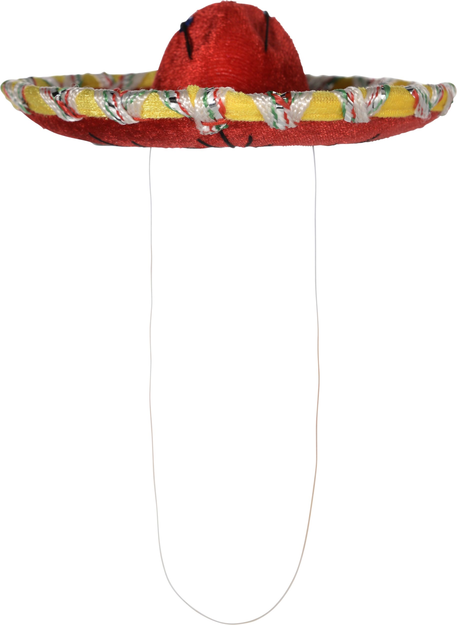 Mini Red Sombrero Front_Flat