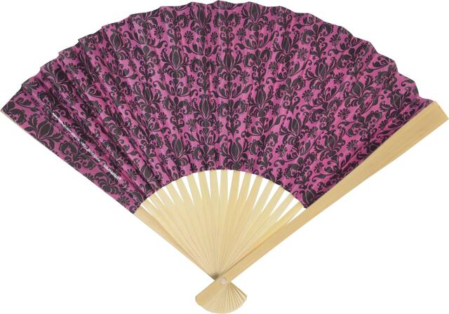 Polka Dot & Damask Fans, 6-pk Front_Flat