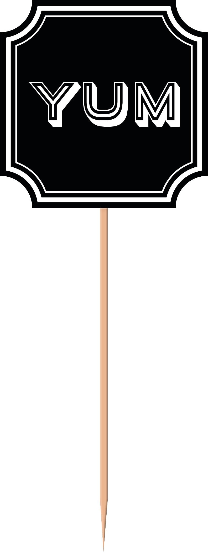 Eat & Enjoy Buffet Table Decorating Kit, 12-pc Front_Flat