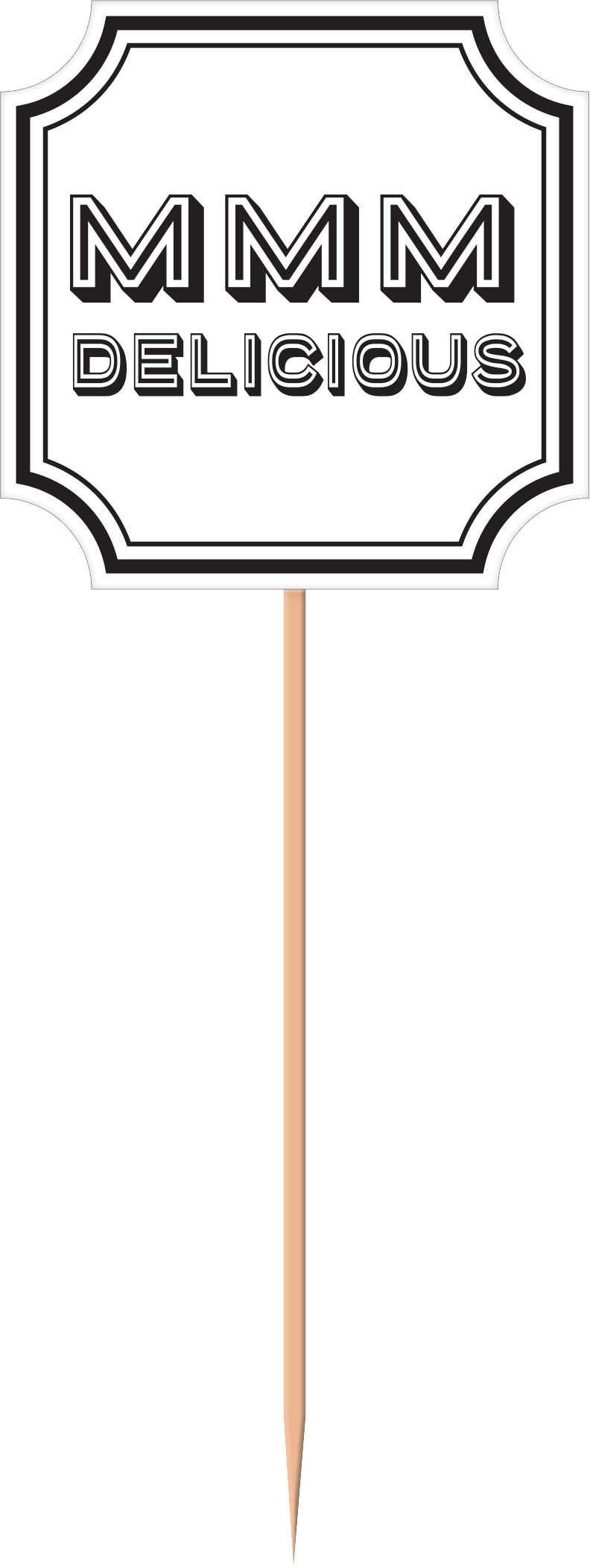 Eat & Enjoy Buffet Table Decorating Kit, 12-pc Front_Flat