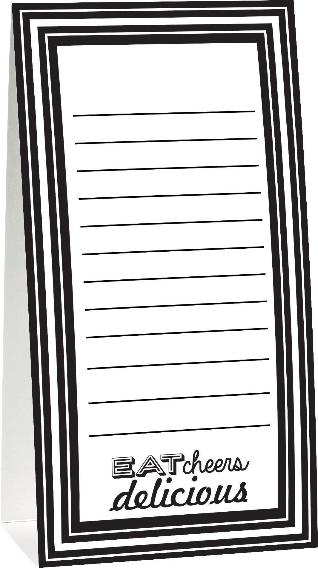 Eat & Enjoy Buffet Table Decorating Kit, 12-pc Front_Angled_Right