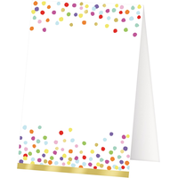 Rainbow Confetti Buffet Decorating Kit, 16-pc Front_Angled_Left