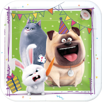 Assiettes à dessert Comme des bêtes 2, paq. 8 Overhead_Flat