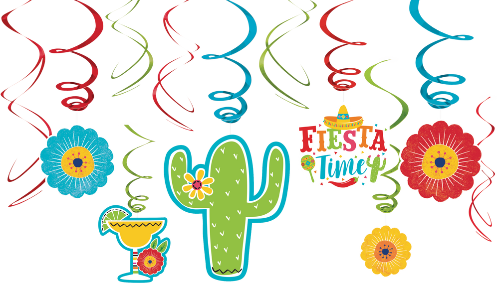 Décorations en spirale Fiesta Time, paq. 6 Canadian Tire