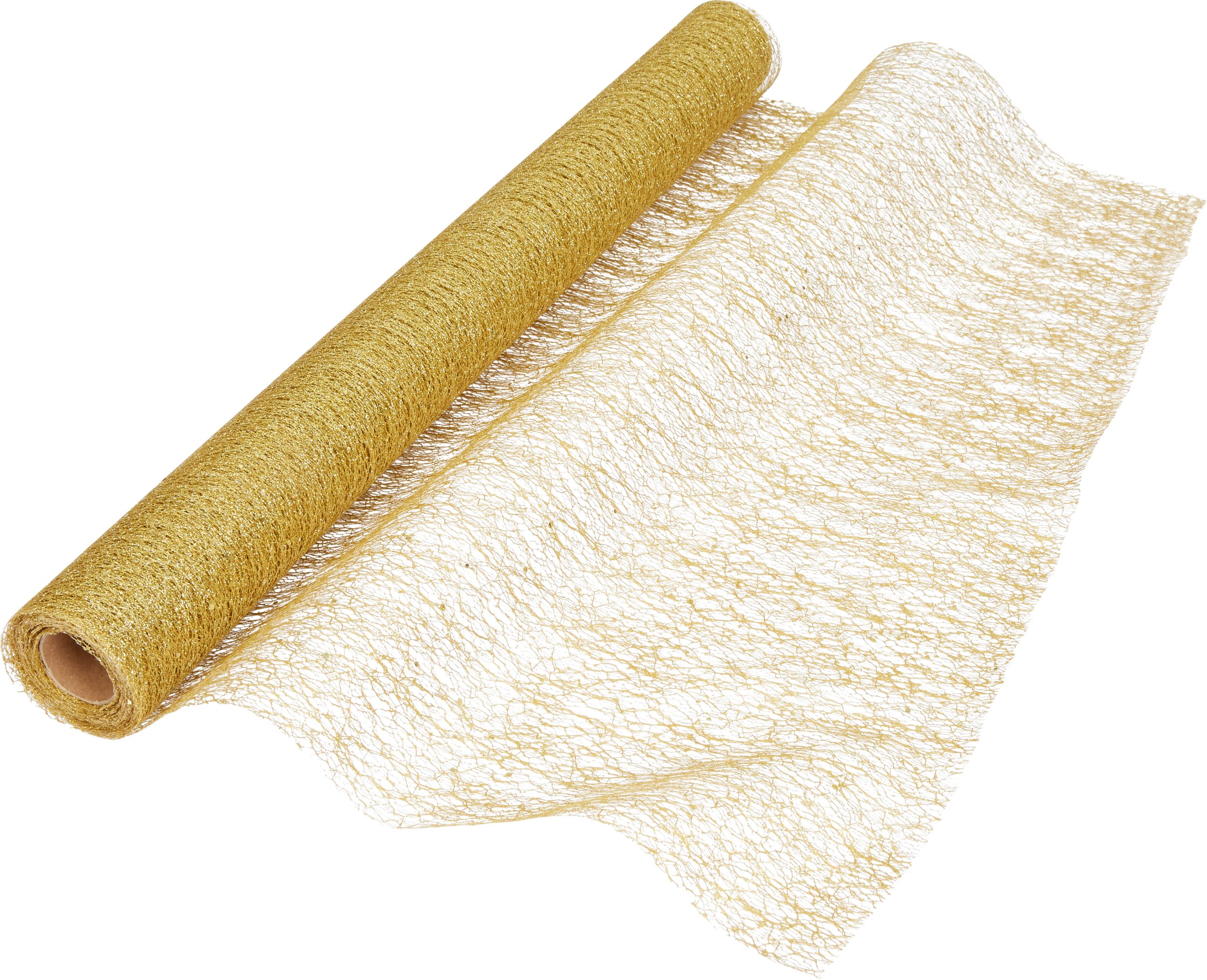 Glitter Gold Deco Mesh Canadian Tire
