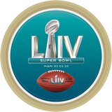 Assiettes du Super Bowl, paq. 18 Overhead_Flat