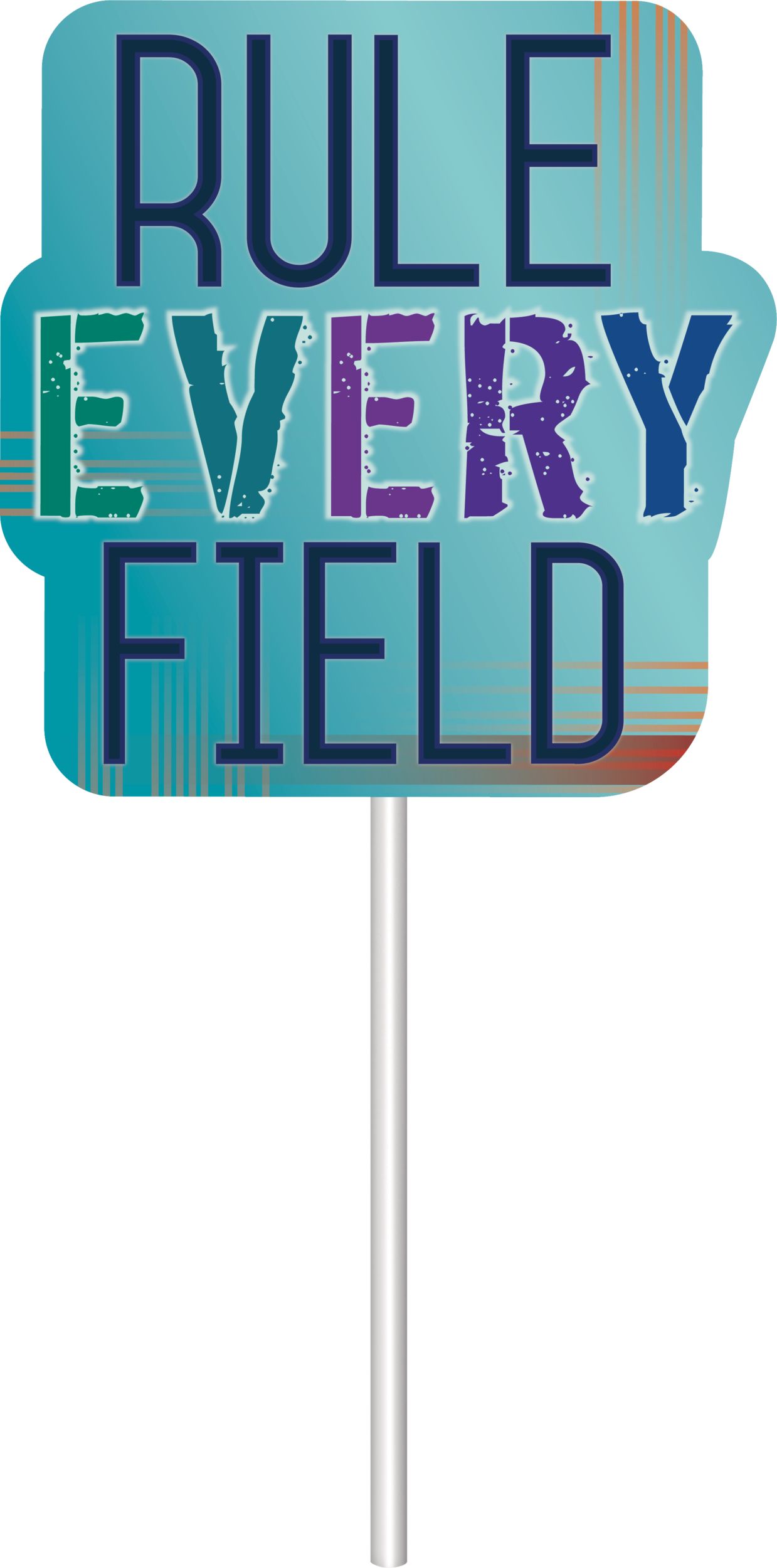 "Birthday Baller" Baseball/Football/Basketball/Soccer Cake Treat Toppers, Multi-Coloured, 12-pk, for Sports Party Front_Flat