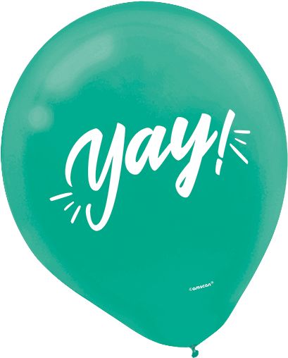 Ballons Signe des temps, paq. 6 Front_Flat