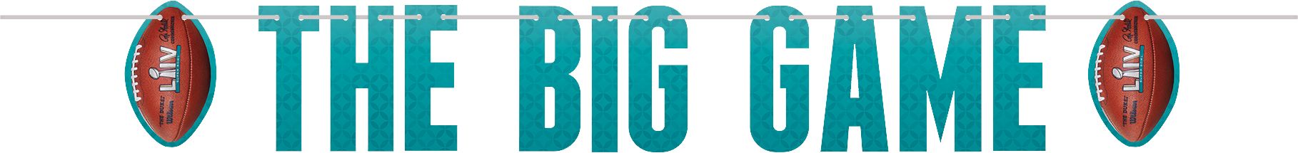 Banderole à lettres du Super Bowl, paq. 2 Front_Flat