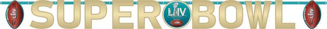 Banderole à lettres du Super Bowl, paq. 2 Front_Flat