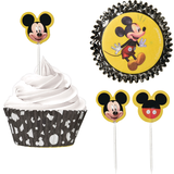 Disney Mickey Mouse Forever Birthday Party Cupcake Decorating Kit, 48-pc Composite_or_Mixed