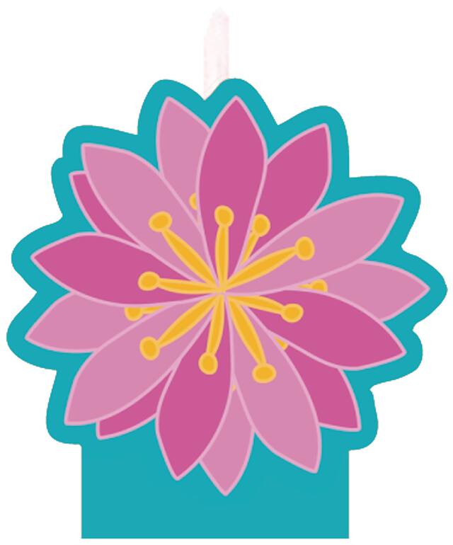 Bougies d'anniversaire Disney Fée Clochette, paq. 4 Front_Flat