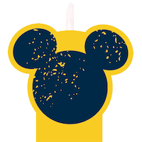 Disney Mickey Mouse Birthday Candles, 4-pc Front_Flat