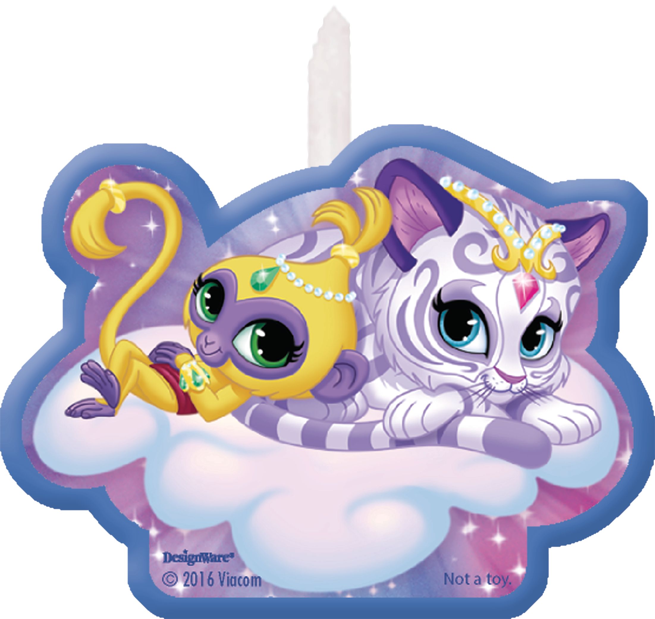 Shimmer and Shine Birthday Candles, 4-pc Front_Flat