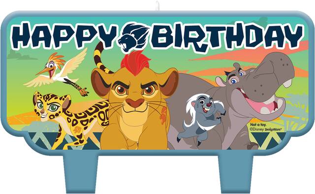 Disney Lion Guard Birthday Candles, 4-pc Front_Flat