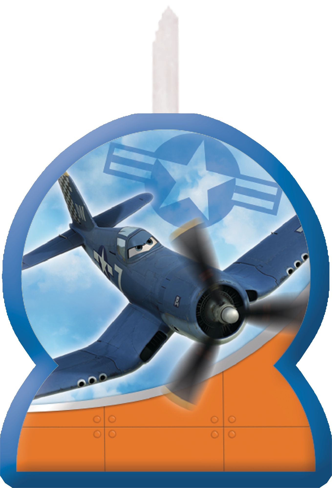 Disney Planes Birthday Candles, 4-pc Front_Flat