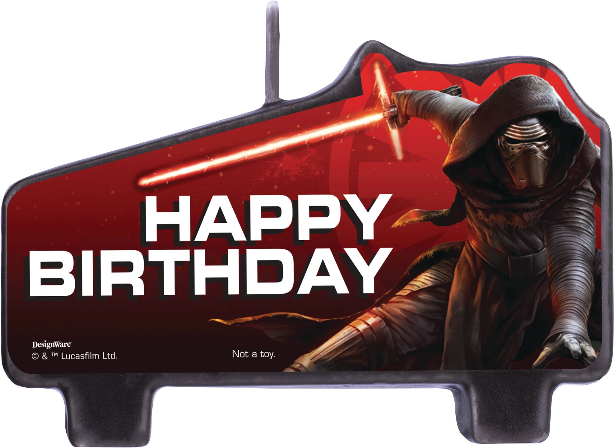 Star Wars Episode VII The Force Awakens Birthday Candles, 4-pc Front_Flat