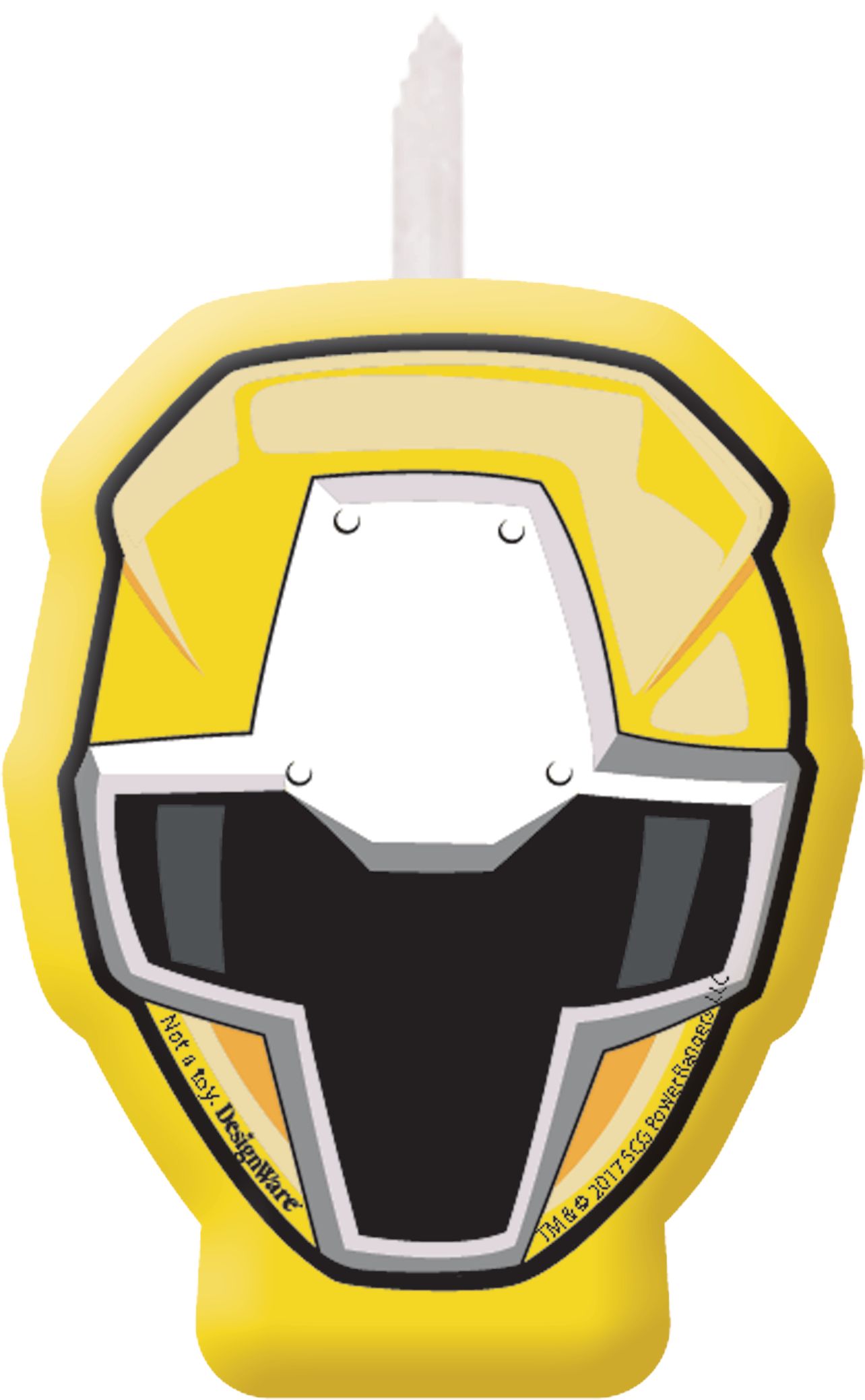 Power Rangers Ninja Steel Birthday Candles, Blue/Pink/Red/Yellow, 4-pc Front_Flat