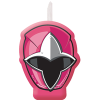 Power Rangers Ninja Steel Birthday Candles, Blue/Pink/Red/Yellow, 4-pc Front_Flat