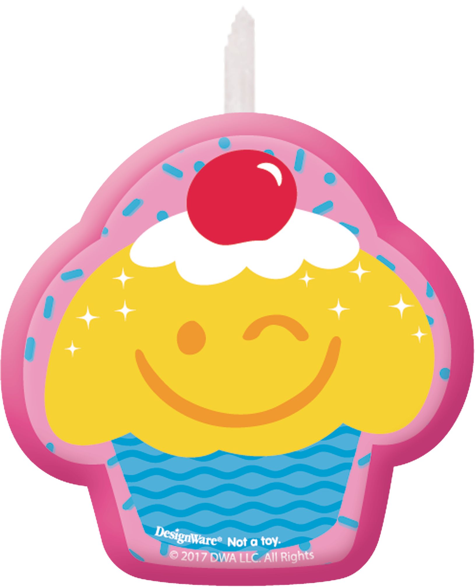 Bougies d'anniversaire Trolls, paq. 4 Front_Flat