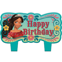 Disney Elena of Avalor Birthday Candles, 4-pc Front_Flat