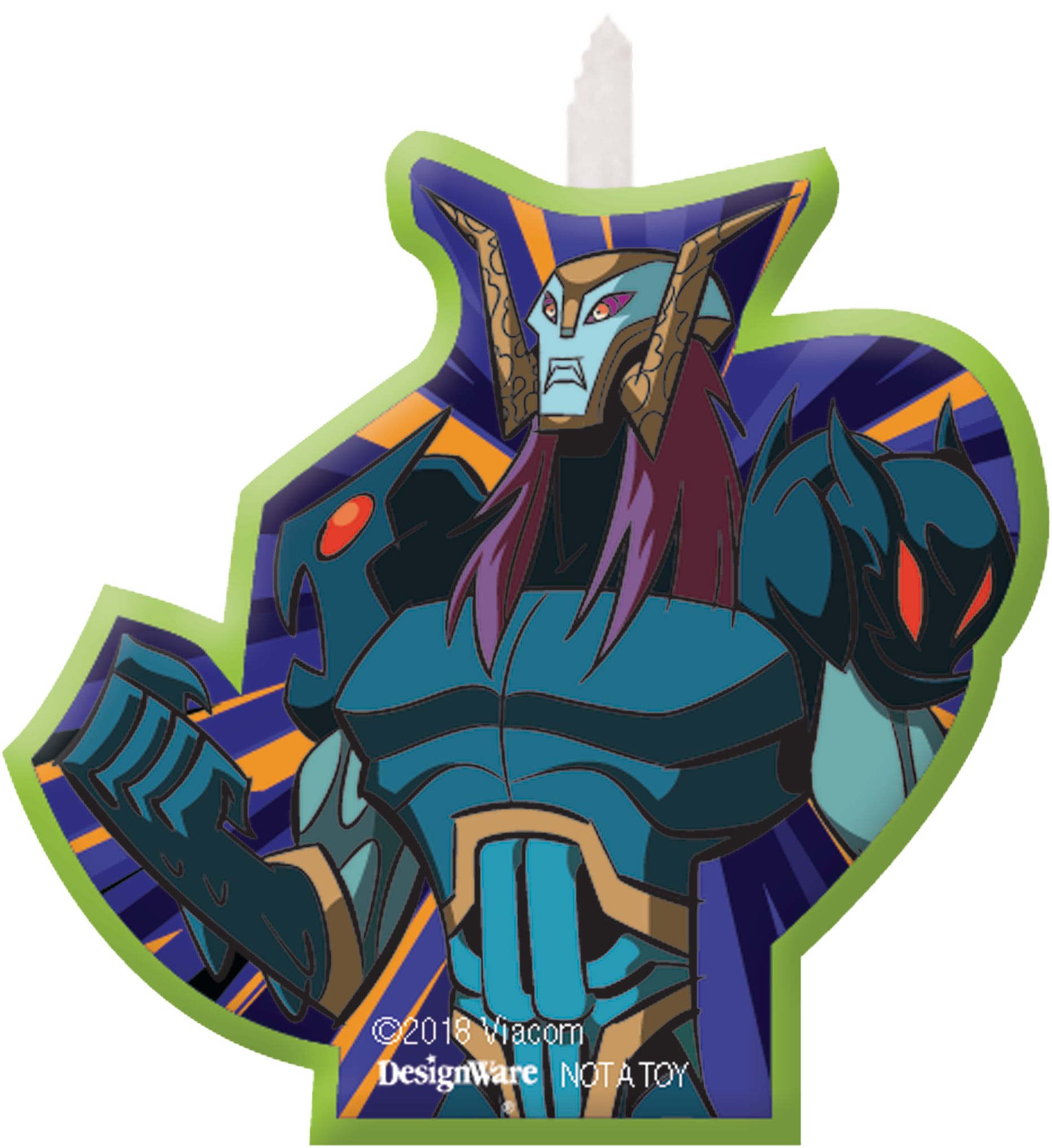 Rise of the Teenage Mutant Ninja Turtles Birthday Candles, 4-pk Front_Flat