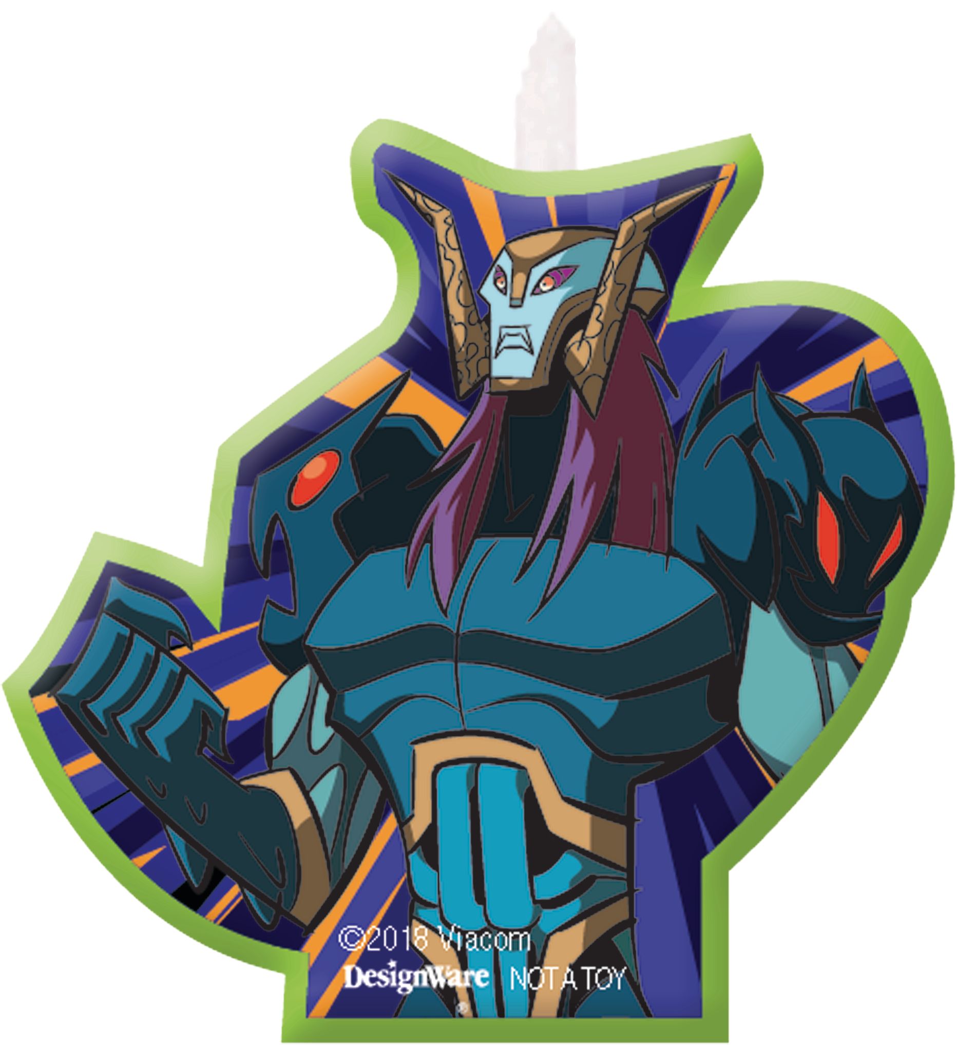 Rise of the Teenage Mutant Ninja Turtles Birthday Candles, 4-pk Front_Flat