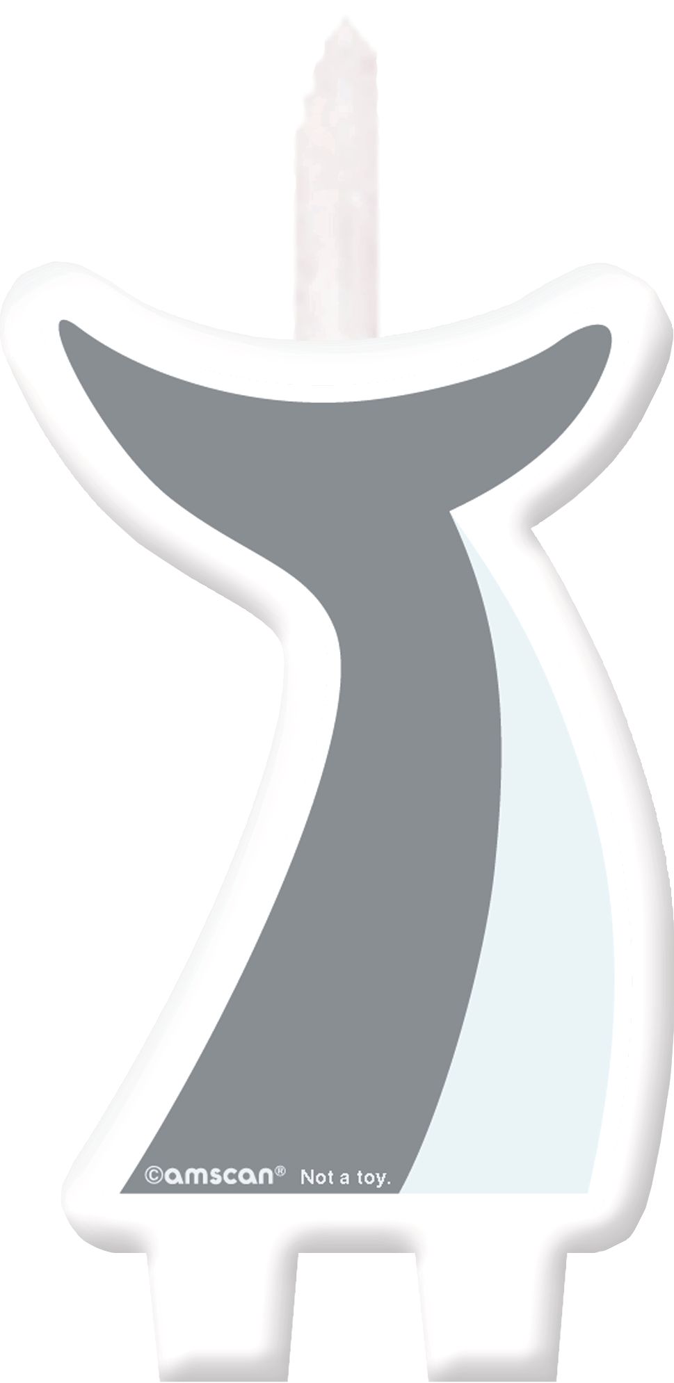 Pirate Shark Birthday Candle Front_Flat