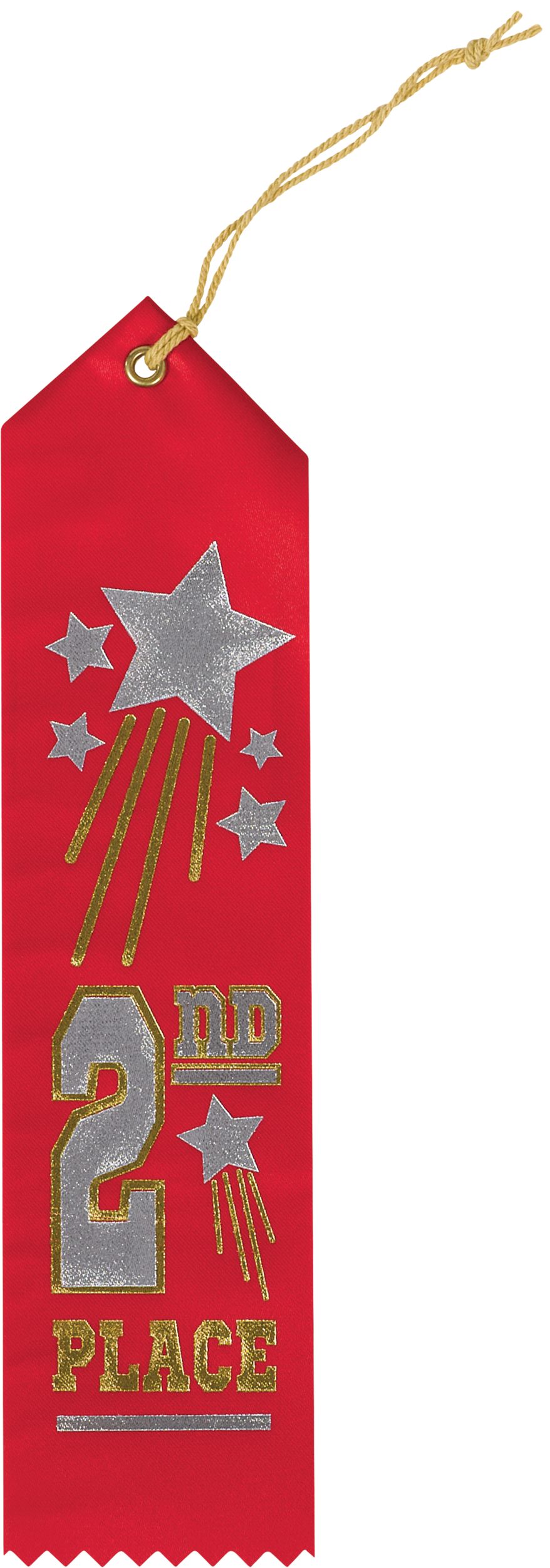 "1st Place" Team Recognition Award Ribbons, Multi-Coloured, One Size, 6-pk, Wearable Accessories for Sports Front_Flat