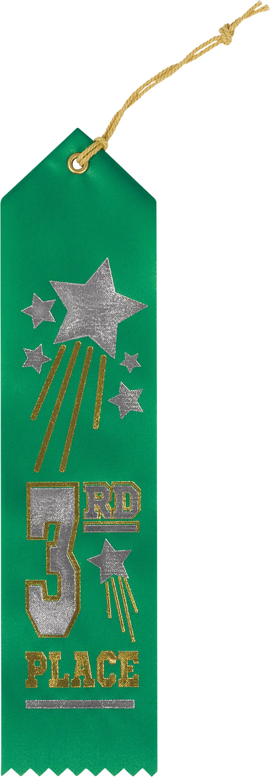 "1st Place" Team Recognition Award Ribbons, Multi-Coloured, One Size, 6-pk, Wearable Accessories for Sports Front_Flat