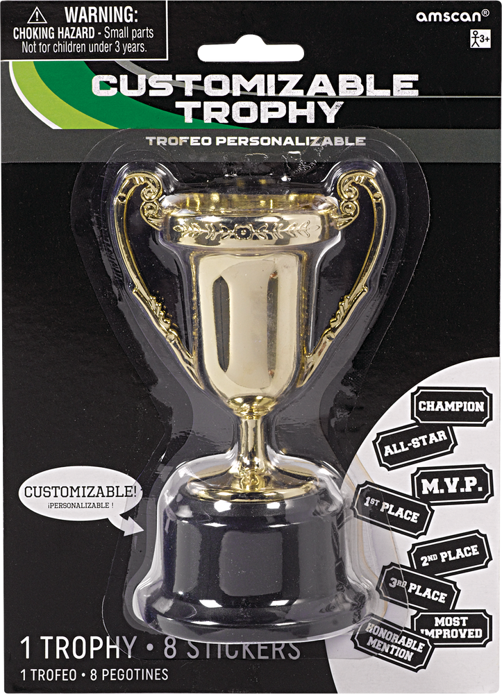 Customizable Gold Trophy Canadian Tire