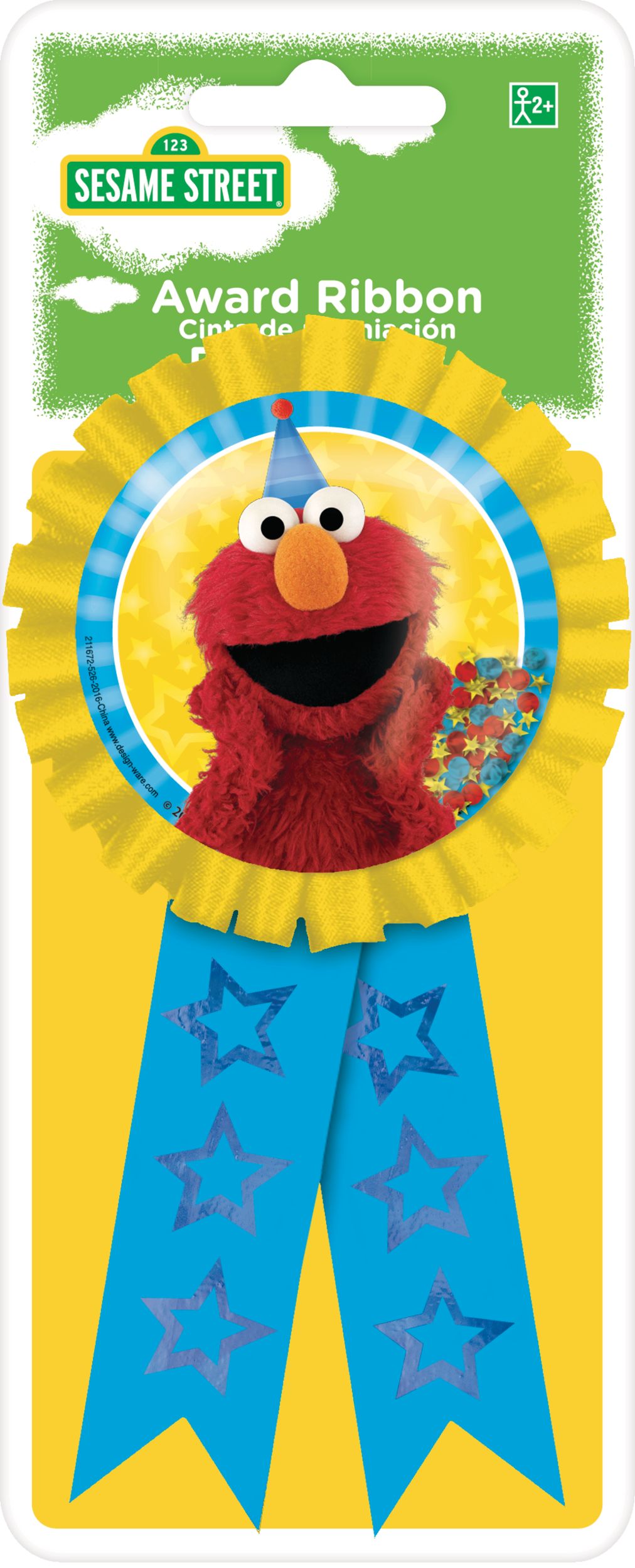 Sesame Street Birthday Party Paper Garland Decoration, 9.5-ft Front_Flat