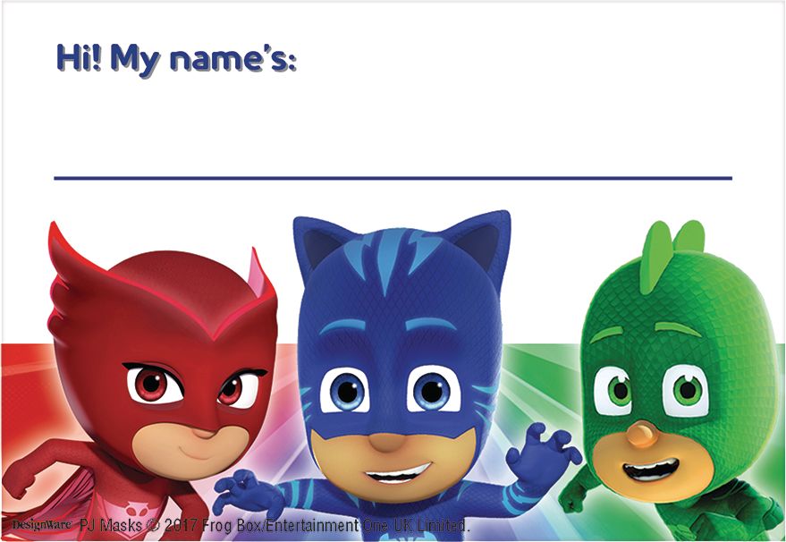 PJ Masks Party Welcome Kit, 12-pk Front_Flat