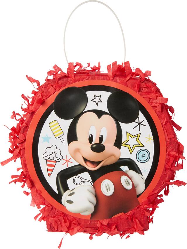 Mickey Mouse Pinata Favour Container Front_Flat