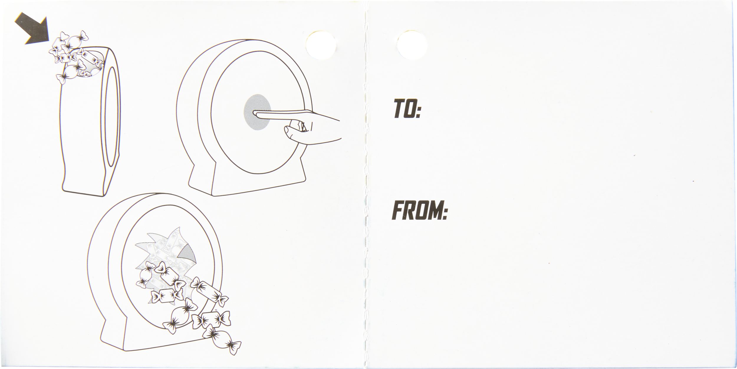 Mickey Mouse Pinata Favour Container Front_Flat