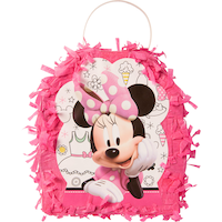 Minnie Mouse Pinata Favour Container Front_Flat