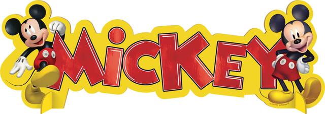 Disney Mickey Mouse Forever Birthday Party Table Centrepiece Front_Flat