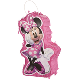 Mini Minnie Mouse Forever Birthday Party Pinata Decoration Front_Angled_Left